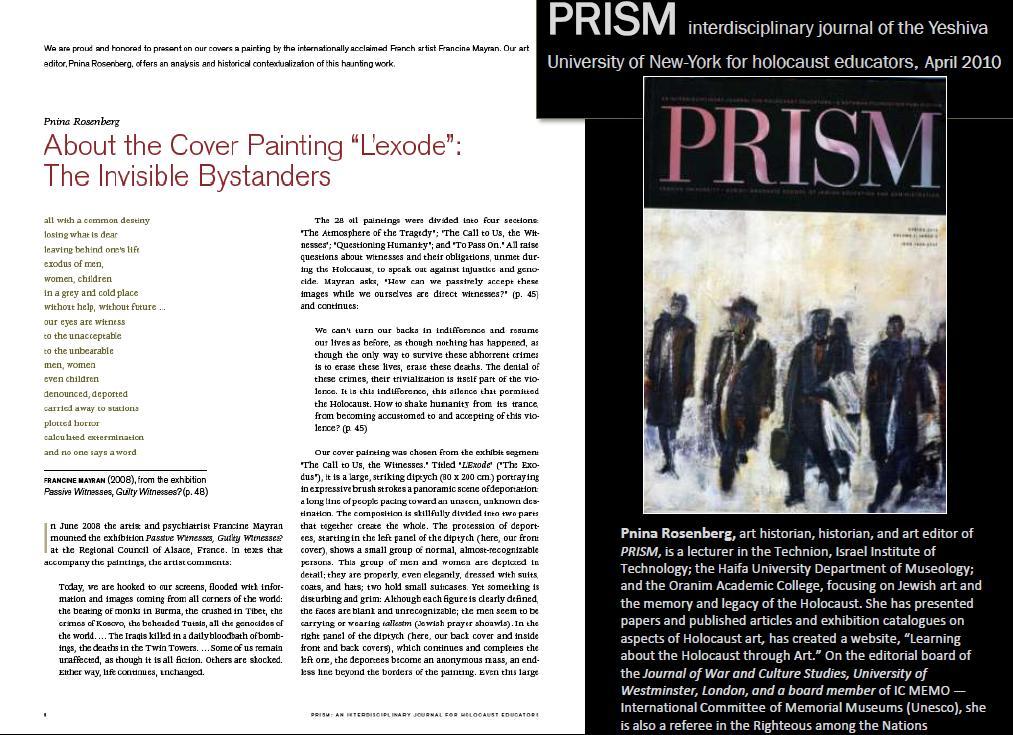 PRISM, AMERICAN JOURNAL OF THE YESHIVA UNIVERSITY OF NEW-YORK. Spring 2010